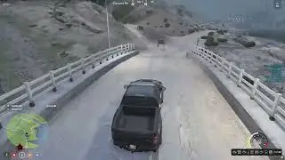 high speed off road chase