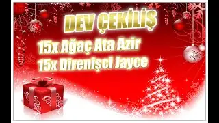 DEV YILBAŞI ÇEKİLİŞİ ! 30 KAZANANLI 15x DİRENİŞÇİ JAYCE 15x AĞAÇ ATA AZİR #LPP