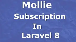 Mollie Subscription In Laravel
