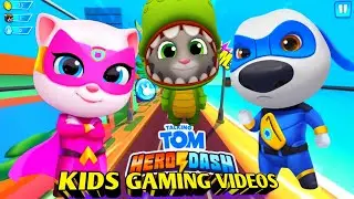Talking Tom Gold Run New Update Dinosaur 🦖 World 🌍 Event Vs All Bad Characters 