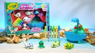 Crayola Scribble Scrubbie Pets Ocean Lagoon Tub