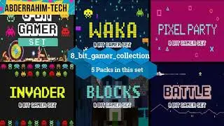 download 8 bit gamer collection filmora effects