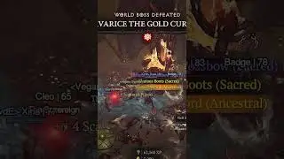 Avarice under 20 seconds world boss 