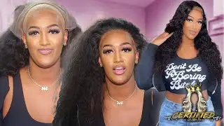 Interviews and Hair Do's | Flawless Curly Wig Install on Nique🔥