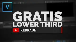 La MEJOR Lower Third Para YouTube | Sony Vegas Pro Tutorial
