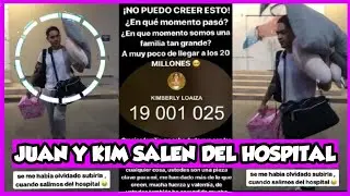 Juan de Dios y Kimberly salen del Hospital con Kima/Llega a los 19 millones Historias Instagram 18/0