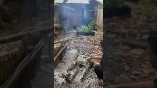 Bakar ikan dan lemang #iyanxyz #petualang #lemang #bakarikan