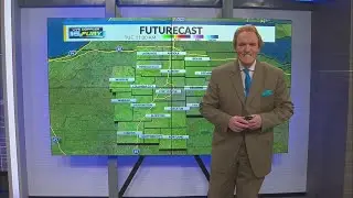 Sunshine and even warmer today