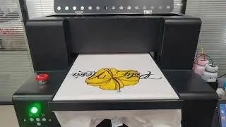 DTF ink direct printing on t-shirt