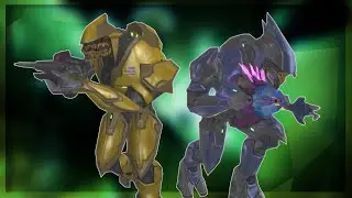 Halo 2 AI Battle - Flood Juggernaut vs Elites