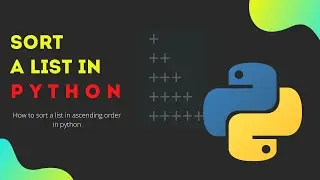 Python tutorial: How to sort a list in python (1)