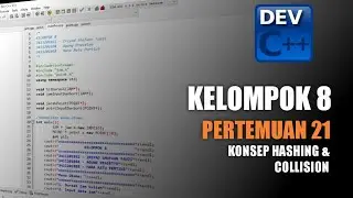 KELOMPOK 8 - PERTEMUAN KE 21 KONSEP HASHING & COLLISION