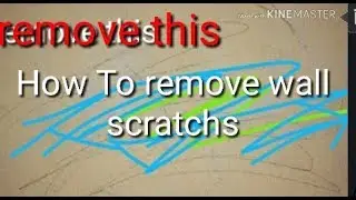 How to remove any pencil marks form wall