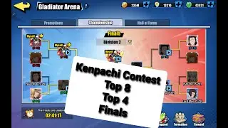 Kenpachi Contest Top 8 Top 4 & Finals Bleach Immortal Soul