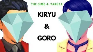 Kiryu & Goro from Yakuza in the Sims 4 | Gaming Series