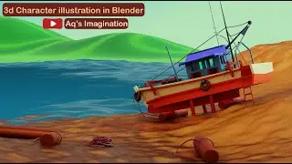 CGI Blender Tutorial | 3D illustration in Blender 3.0