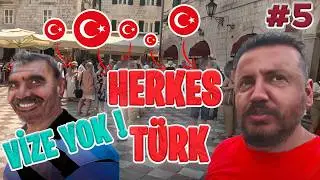 Türkler Bu Ülkeye Akın Ediyor - Karadağ (Kotor ve Perast)