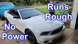 Ford Mustang runs rough, no power (code P0300). EASY FIX. 2005-2014, V6