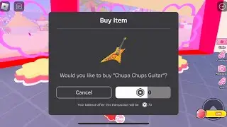 Sniping chupa chups guitar #4162