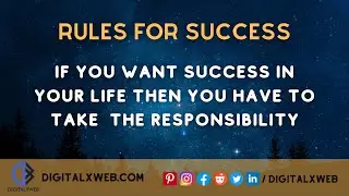 Rule for Success by DigitalxWeb.