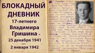 Volodya Grishin's Siege Diary: 