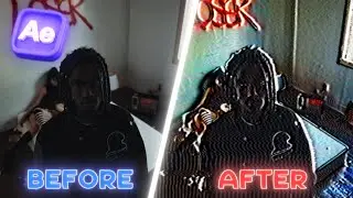How to Make this GLITCH/DISTORT effect! (After Effects)