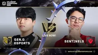 VCT Champions Seoul GenG vs Sentinels Match 17 Day 9 elimination lower bracket (rematch)