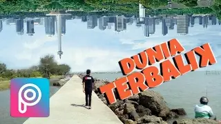 Dunia terbalik || manipulation efek || picsart editing tutorial #10