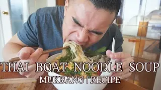 THAI BOAT NOODLE  RECIPE | EATING SHOW | QT