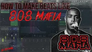 How To Make A Beat Like 808 Mafia | FL Studio