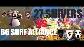 27 Shivers VS 66 Surf Alliance | Heavy Mace POV | ThreshiKomik | ZVZ | Albion Online