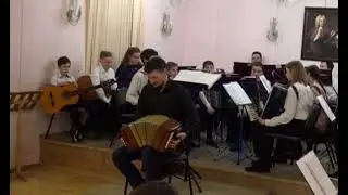 Первое соло на бандонеоне. Piazzolla/Chiquilin de bachin