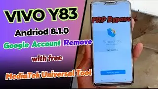 Vivo Y83 Google Bypass || Vivo 1802 Frp Bypass | Mediatek Universal Tools