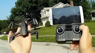 LS XT6 Beginners Micro Folding Drone Flight Test Review