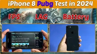 iPhone 8 PUBG Test in 2024🔥| Detailed BGMI Test in hindi | Still 60FPS king🤯