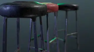 Speed Modeling - Old Bar Chair