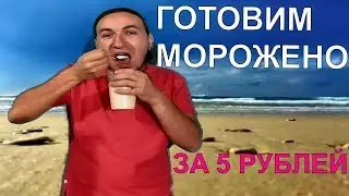 ГОТОВИМ МОРОЖЕНОЕ ЗА 5 РУБЛЕЙ СТАКАНЧИК | Бомж ужин | Семейко жжёт