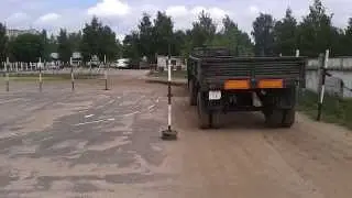 РБ, г.Могилёв, ДОСААФ, практика вождения по категории "Е".