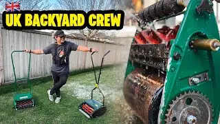 🇬🇧 UK has taken over THE BACKYARD! Webb WEH12R & ATCO SHORT-CUT 10 Blade 😳 Adjustments  Backlapping!