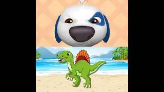 kids Dinosaur 🦖🦕 Puzzle Talking Hank#abcd #kidsgames #hank #juitom #video #kids