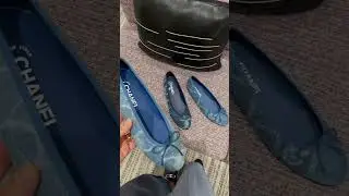 Chanel Denim Ballerinas