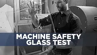 Machine safety glass from Silatec/ firing at over 220 km/h