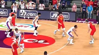 Gilas Pilipinas vs China | Overtime Highlights | FIBA QUALIFIER | July 12, 2024 | FIBA2K CPU VS CPU