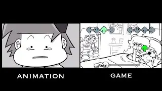FNF CHEATED  | FNF animation x GAME comparison
