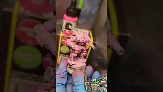 Testing Pink ProAcryl Fluorescent Paint on Mechs  