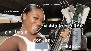 DAY IN MY LIFE as a college content creator: shooting IG content  + locations + set up