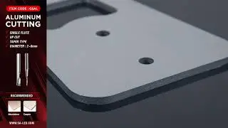 SINGLE FLUTE ALUMINIUM BIT UP CUT - GSAL