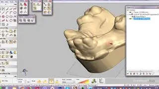 Моделировка индивидуальной ложки часть 4