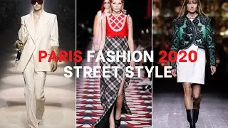 Paris fashion week 2020 street style /spring fashion/