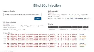 Data Protection - SQL Injections (Blind Injection & Other Injections)
